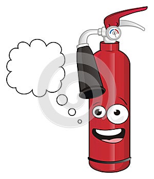 Happy fire extinguishe