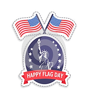 Happy Flag Day Old Glory, Vector Illustration