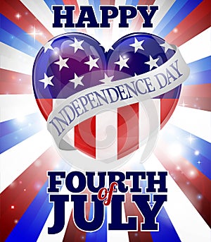 Šťastný štvrtý z júl nezávislosť 