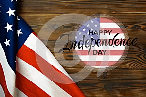 Happy Fourth of July USA Flag - Image