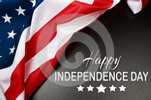 Happy Fourth of July USA Flag - Image