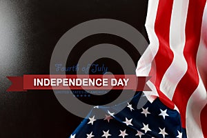 Happy Fourth of July USA Flag - Image