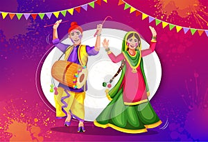 Happy friends celebrating happy holi holiday festival creative banner design template