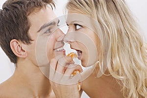 Happy fruit breakfast