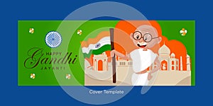 Happy Gandhi Jayanti cover page