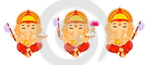 Happy Ganesh Chaturthi greeting card