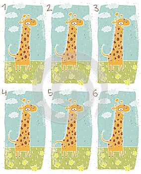 Happy Giraffe Visual Game