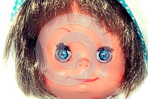 Happy girl doll face #2