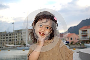 Happy Girl and Lollipop