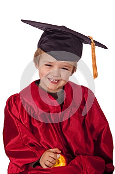 Happy graduation child