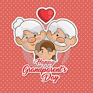Happy Grandparent day card