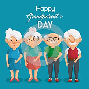 Happy Grandparent day card