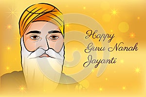 Happy Guru Purab on ocassion of Guru Nanak Jayanti the founder of Sikhism