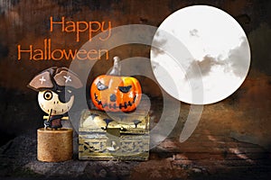 Happy Halloween concept background