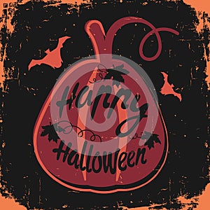 Happy Halloween design background.