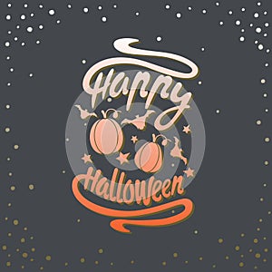 Happy Halloween design background.