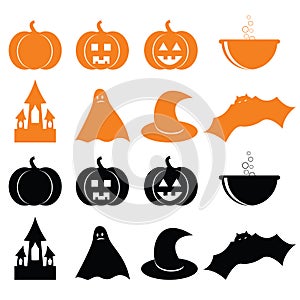 Happy Halloween design elements