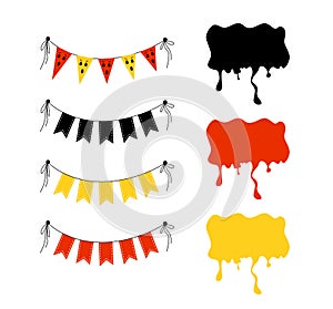 Happy Halloween design elements