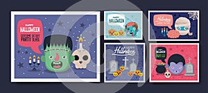 Happy Halloween design ,vector illustration