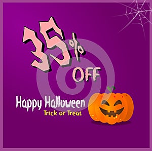 Happy halloween discount ad