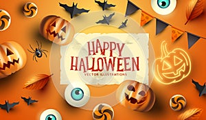 Happy Halloween Event Background Layout