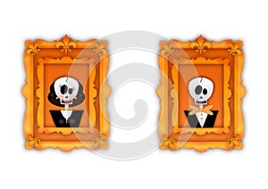 Happy halloween frame photo