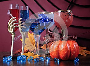 Happy Halloween ghoulish party cocktail drinks photo