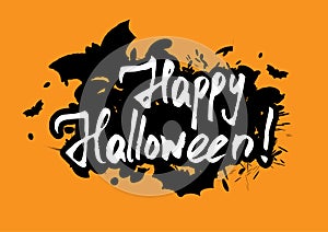 Happy Halloween greeting card