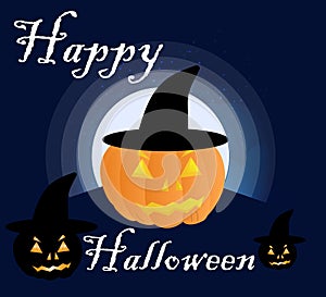 Happy Halloween greeting card