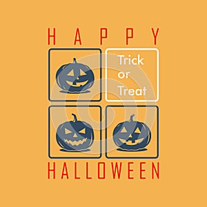 Happy halloween greeting card