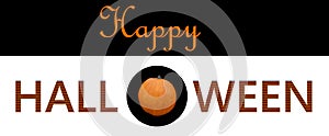 Happy halloween greeting graphic design