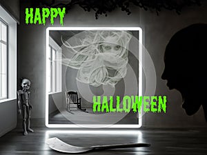 Happy Halloween - A haunted room of terror