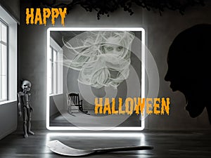 Happy Halloween - A haunted room of terror