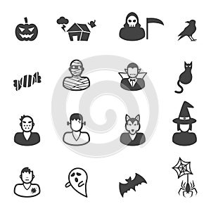 Happy halloween icons