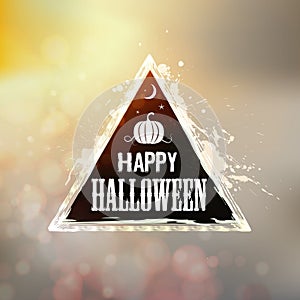 Happy Halloween Label