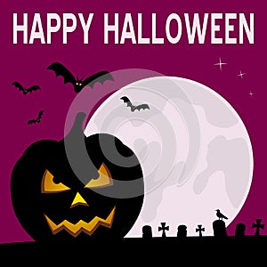 Happy Halloween Night Card