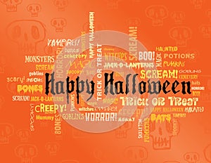 Happy halloween and other scary words