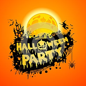 Happy Halloween Party Poster