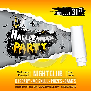 Happy Halloween Party Poster