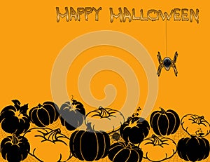 Happy Halloween postcard