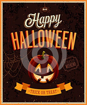 Happy Halloween Poster.