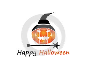 Happy halloween scary stock vector illustration background