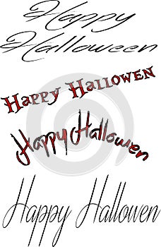 Happy Halloween sign collage