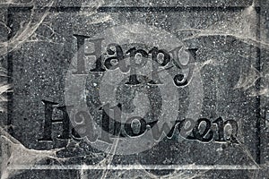 Happy Halloween tombstone