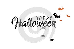 Happy Halloween vector lettering