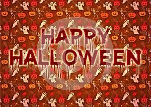 Happy Halloween wishes as a digital card design