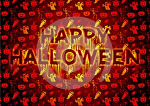 Happy Halloween wishes as a digital card design