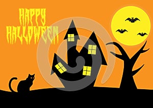 Happy Halloween wishes as a digital card design