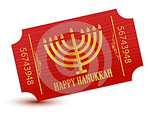 Happy hanukkah event ticket