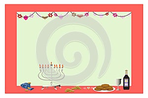 Happy Hanukkah Frame photo